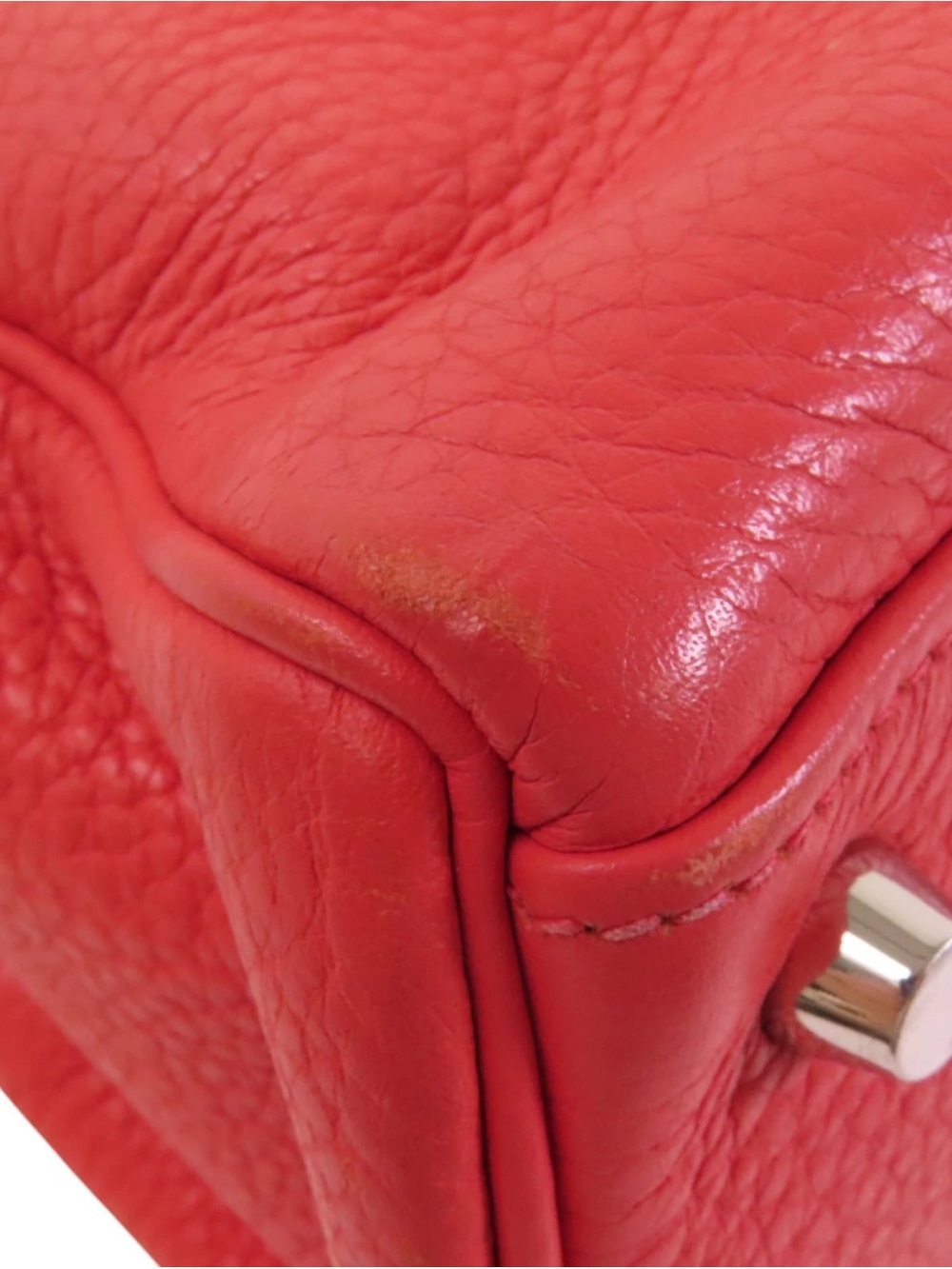 Authentic HERMES KELLY 35 pink clemence leather with strap - Picture 14 of 16